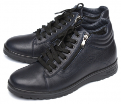 МУЖСКИЕ БОТИНКИ НАТУРАЛЬНАЯ КОЖА / ШЕРСТЬ CORVETTO