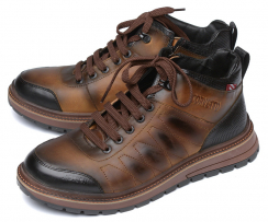 МУЖСКИЕ КРОССОВКИ НАТУРАЛЬНАЯ КОЖА / ШЕРСТЬ CORVETTO