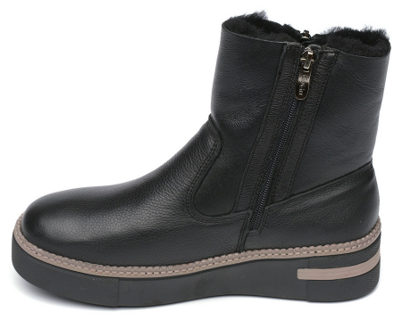 ЖЕНСКИЕ БОТИНКИ НАТУРАЛЬНАЯ КОЖА+ДУБЛЕНКА / НАТУРАЛЬНЫЙ МЕХ GUGU ГЕРМАНИЯ