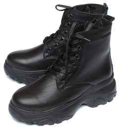 ЖЕНСКИЕ БОТИНКИ НАТУРАЛЬНАЯ КОЖА / БАЙКА CORVETTO ИТАЛИЯ