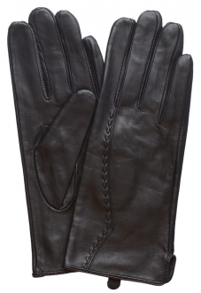 ЖЕНСКИЕ ПЕРЧАТКИ ОВЕЧЬЯ КОЖА / ШЕЛК 