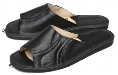 МУЖСКИЕ ТАПОЧКИ НАТУРАЛЬНАЯ КОЖА EVALLI РОССИЯ