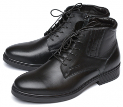 МУЖСКИЕ БОТИНКИ НАТУРАЛЬНАЯ КОЖА / ШЕРСТЬ CORVETTO