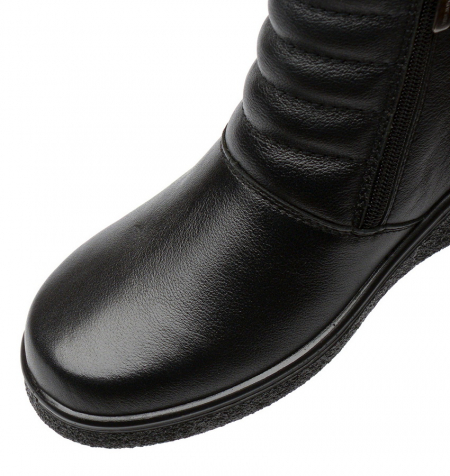 ЖЕНСКИЕ ПОЛУСАПОЖКИ НАТУРАЛЬНАЯ КОЖА / БАЙКА РОСВЕСТ РОССИЯ