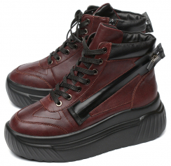 ЖЕНСКИЕ БОТИНКИ НАТУРАЛЬНАЯ КОЖА / ШЕРСТЬ CORVETTO ИТАЛИЯ