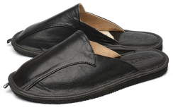 МУЖСКИЕ ТАПОЧКИ НАТУРАЛЬНАЯ КОЖА EVALLI РОССИЯ