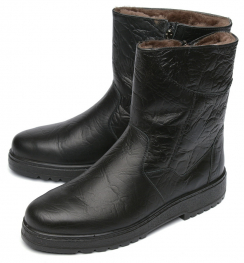 МУЖСКИЕ САПОГИ НАТУРАЛЬНАЯ КОЖА /НАТУРАЛЬНЫЙ МЕХ МАРКО БЕЛАРУСЬ