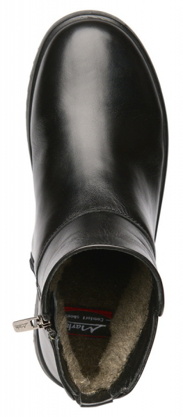 ЖЕНСКИЕ БОТИНКИ НАТУРАЛЬНАЯ КОЖА / ШЕРСТЬ МАРКО БЕЛАРУСЬ