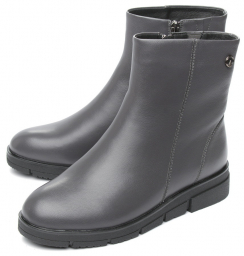 ЖЕНСКИЕ ПОЛУСАПОГИ НАТУРАЛЬНАЯ КОЖА НАТУРАЛЬНЫЙ МЕХ GUGU ГЕРМАНИЯ