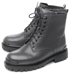 ЖЕНСКИЕ БОТИНКИ НАТУРАЛЬНАЯ КОЖА НАТУРАЛЬНЫЙ МЕХ GUGU ГЕРМАНИЯ