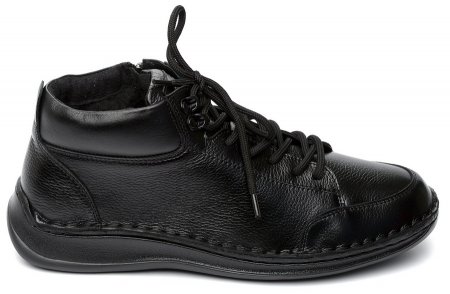 МУЖСКИЕ ПОЛУБОТИНКИ НАТУРАЛЬНАЯ КОЖА/ШЕРСТЬ CORVETTO