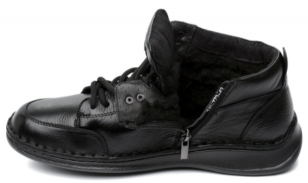 МУЖСКИЕ ПОЛУБОТИНКИ НАТУРАЛЬНАЯ КОЖА/ШЕРСТЬ CORVETTO