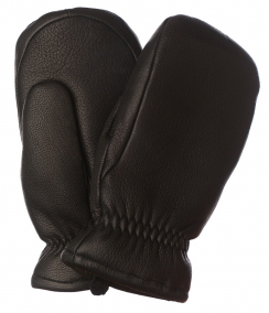 ВАРЕЖКИ МУЖСКИЕ НАТУРАЛЬНАЯ КОЖА / НАТУРАЛЬНЫЙ МЕХ (МУТОН) 