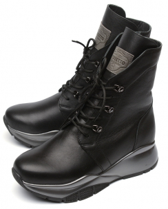 ЖЕНСКИЕ БОТИНКИ НАТУРАЛЬНАЯ КОЖА/ШЕРСТЬ  CORVETTO