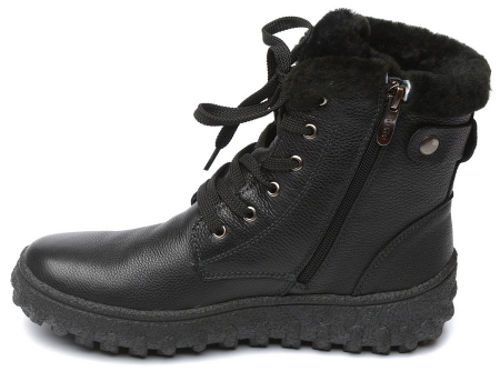 ЖЕНСКИЕ БОТИНКИ НАТУРАЛЬНАЯ КОЖА НАТУРАЛЬНЫЙ МЕХ GUGU ГЕРМАНИЯ