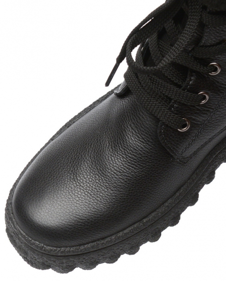 ЖЕНСКИЕ БОТИНКИ НАТУРАЛЬНАЯ КОЖА НАТУРАЛЬНЫЙ МЕХ GUGU ГЕРМАНИЯ