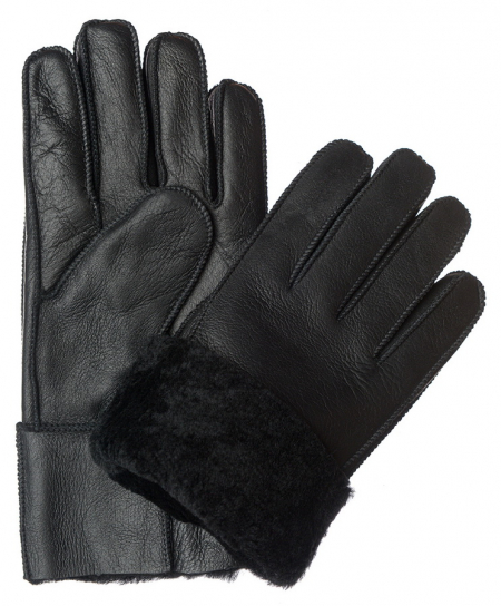 МУЖСКИЕ ПЕРЧАТКИ ДУБЛЁНКА / МУТОН М (9)-2XL (12)