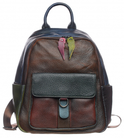 ЖЕНСКИЙ РЮКЗАК НАТУРАЛЬНАЯ КОЖА KIKI LOK КОРЕЯ