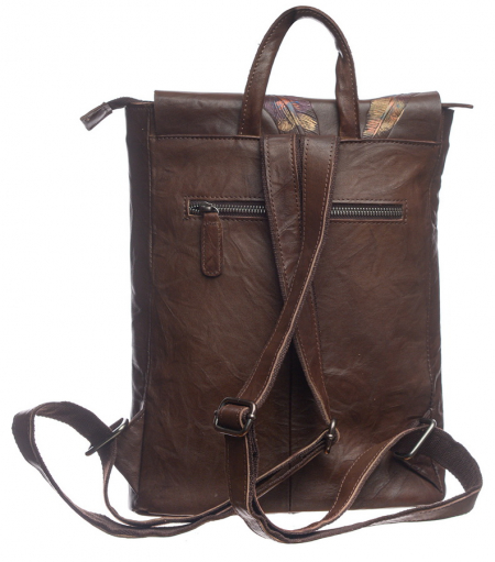 ЖЕНСКИЙ РЮКЗАК НАТУРАЛЬНАЯ КОЖА DEBURA MADRID