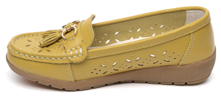 ЖЕНСКИЕ МОКАСИНЫ НАТУРАЛЬНАЯ КОЖА BINIFOOT/BNF ТАЙВАНЬ