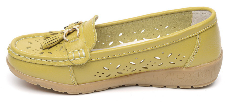 ЖЕНСКИЕ МОКАСИНЫ НАТУРАЛЬНАЯ КОЖА BINIFOOT/BNF ТАЙВАНЬ