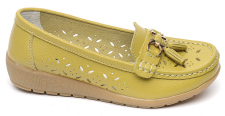 ЖЕНСКИЕ МОКАСИНЫ НАТУРАЛЬНАЯ КОЖА BINIFOOT/BNF ТАЙВАНЬ