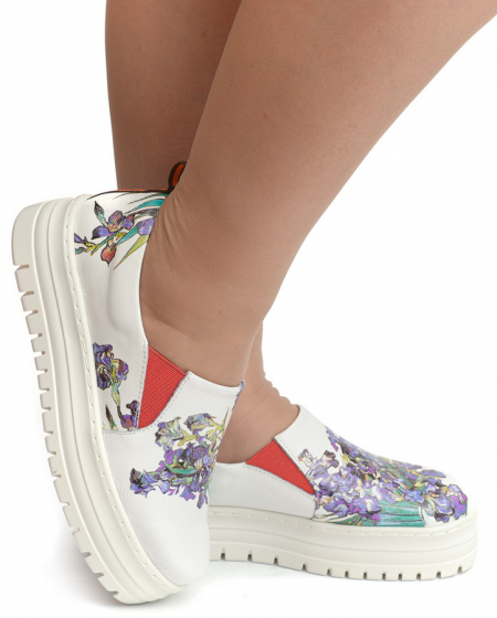 ЖЕНСКИЕ ПОЛУСПОРТИВНЫЕ ТУФЛИ НАТУРАЛЬНАЯ КОЖА GUGU ГЕРМАНИЯ