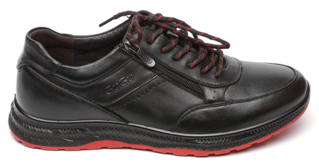 МУЖСКИЕ ПОЛУСПОРТИВНЫЕ ПОЛУБОТИНКИ НАТУРАЛЬНАЯ КОЖА GUGU ГЕРМАНИЯ