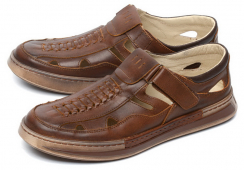 МУЖСКИЕ ЛЕТНИЕ ПОЛУБОТИНКИ НАТУРАЛЬНАЯ КОЖА CORVETTO ИТАЛИЯ