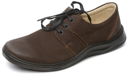 МУЖСКИЕ ПОЛУБОТИНКИ ЛЕТНИЕ НАТУРАЛЬНАЯ КОЖА (НУБУК) НИКС РОССИЯ