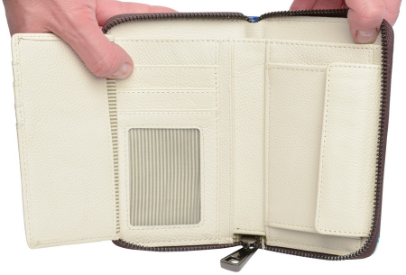 ЖЕНСКИЙ КОШЕЛЕК НАТУРАЛЬНАЯ КОЖА КОРЕЯ