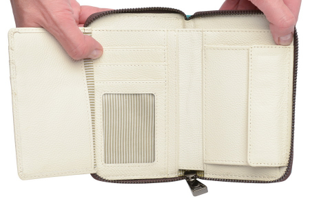 ЖЕНСКИЙ КОШЕЛЕК НАТУРАЛЬНАЯ КОЖА КОРЕЯ