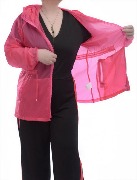 ВЕТРОВКА ЖЕНСКАЯ УДЛИНЕННАЯ XL(46)-8XL(60) HONG KONG