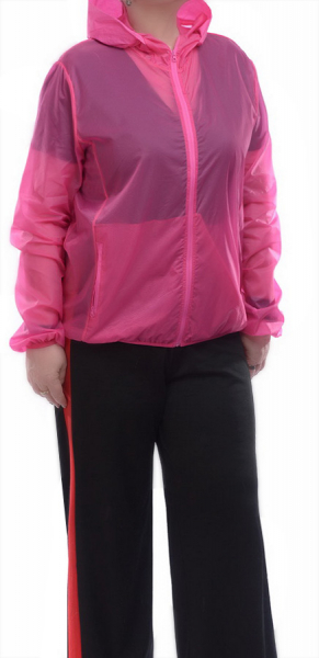ВЕТРОВКА ЖЕНСКАЯ УДЛИНЕННАЯ XL(46)-8XL(60) HONG KONG