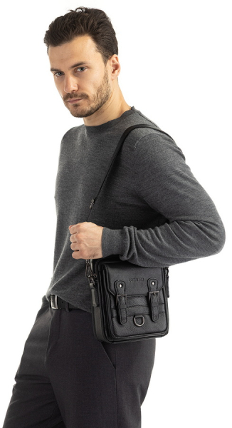 МУЖСКАЯ СУМКА НАТУРАЛЬНАЯ КОЖА CORVETTO