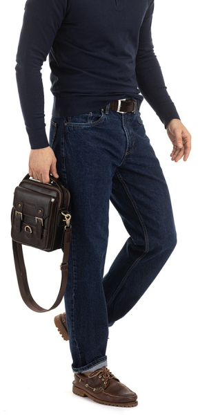 МУЖСКАЯ СУМКА НАТУРАЛЬНАЯ КОЖА CORVETTO