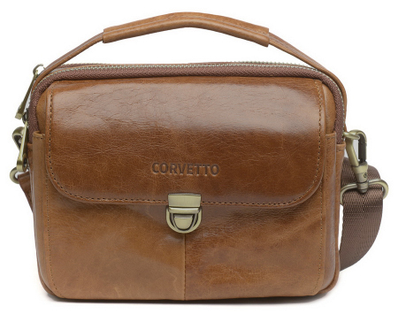 МУЖСКАЯ СУМКА НАТУРАЛЬНАЯ КОЖА CORVETTO