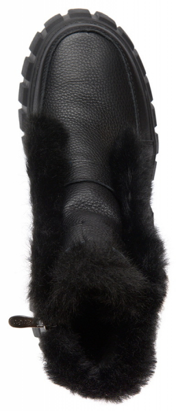 ЖЕНСКИЕ БОТИНКИ НАТУРАЛЬНАЯ КОЖА/ НАТУРАЛЬНЫЙ МЕХ GUGU ГЕРМАНИЯ