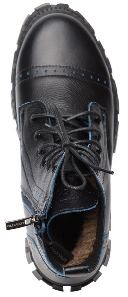 ЖЕНСКИЕ БОТИНКИ НАТУРАЛЬНАЯ КОЖА / НАТУРАЛЬНЫЙ МЕХ CORVETTO ИТАЛИЯ