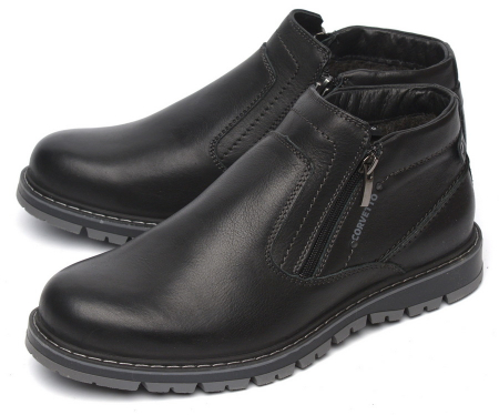 МУЖСКИЕ БОТИНКИ НАТУРАЛЬНАЯ КОЖА / ШЕРСТЬ CORVETTO