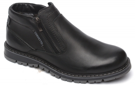 МУЖСКИЕ БОТИНКИ НАТУРАЛЬНАЯ КОЖА / ШЕРСТЬ CORVETTO