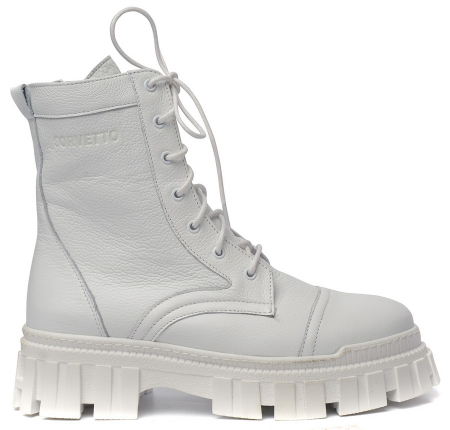 ЖЕНСКИЕ БОТИНКИ НАТУРАЛЬНАЯ КОЖА / НАТУРАЛЬНЫЙ МЕХ CORVETTO ИТАЛИЯ