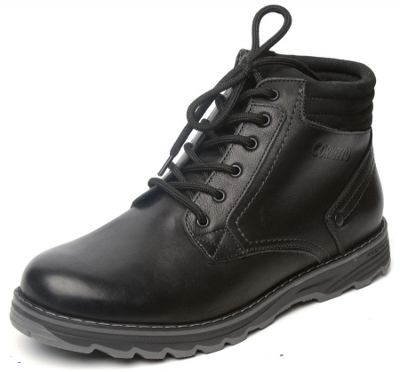 МУЖСКИЕ БОТИНКИ НАТУРАЛЬНАЯ КОЖА / ШЕРСТЬ CORVETTO