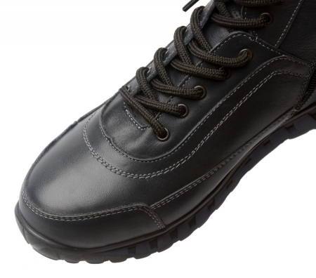 МУЖСКИЕ БОТИНКИ НАТУРАЛЬНАЯ КОЖА / ШЕРСТЬ CORVETTO