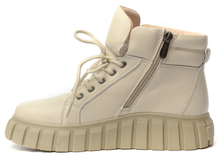 ЖЕНСКИЕ БОТИНКИ НАТУРАЛЬНАЯ КОЖА / НАТУРАЛЬНЫЙ МЕХ GUGU ГЕРМАНИЯ