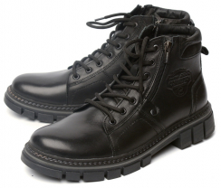 МУЖСКИЕ БОТИНКИ НАТУРАЛЬНАЯ КОЖА / ШЕРСТЬ CORVETTO