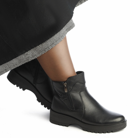 ЖЕНСКИЕ БОТИНКИ НАТУРАЛЬНАЯ КОЖА / БАЙКА МАРКО БЕЛАРУСЬ