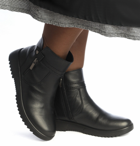 ЖЕНСКИЕ БОТИНКИ НАТУРАЛЬНАЯ КОЖА / БАЙКА МАРКО БЕЛАРУСЬ