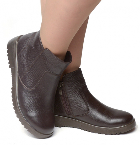 ЖЕНСКИЕ БОТИНКИ НАТУРАЛЬНАЯ КОЖА / БАЙКА МАРКО БЕЛАРУСЬ