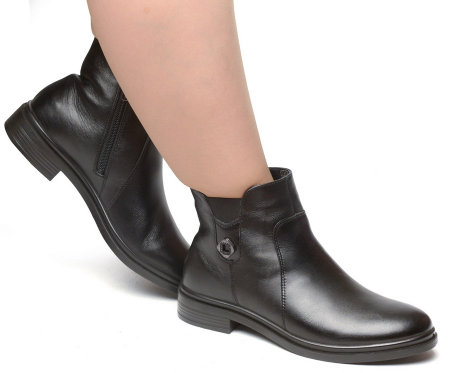 ЖЕНСКИЕ БОТИНКИ НАТУРАЛЬНАЯ КОЖА / БАЙКА МАРКО БЕЛАРУСЬ